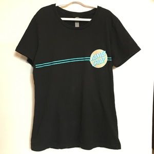 Santa Cruz black t-shirt